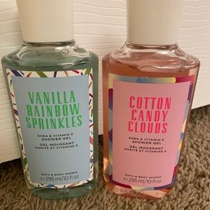 Bath and body works shower gels